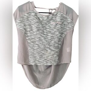 NWT! Ina Peach Colored Sheer Halter Back Tie Top/Small